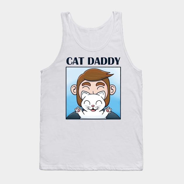 Cat Daddy Cat Lover Kitty Kitten Tank Top by Tom´s TeeStore